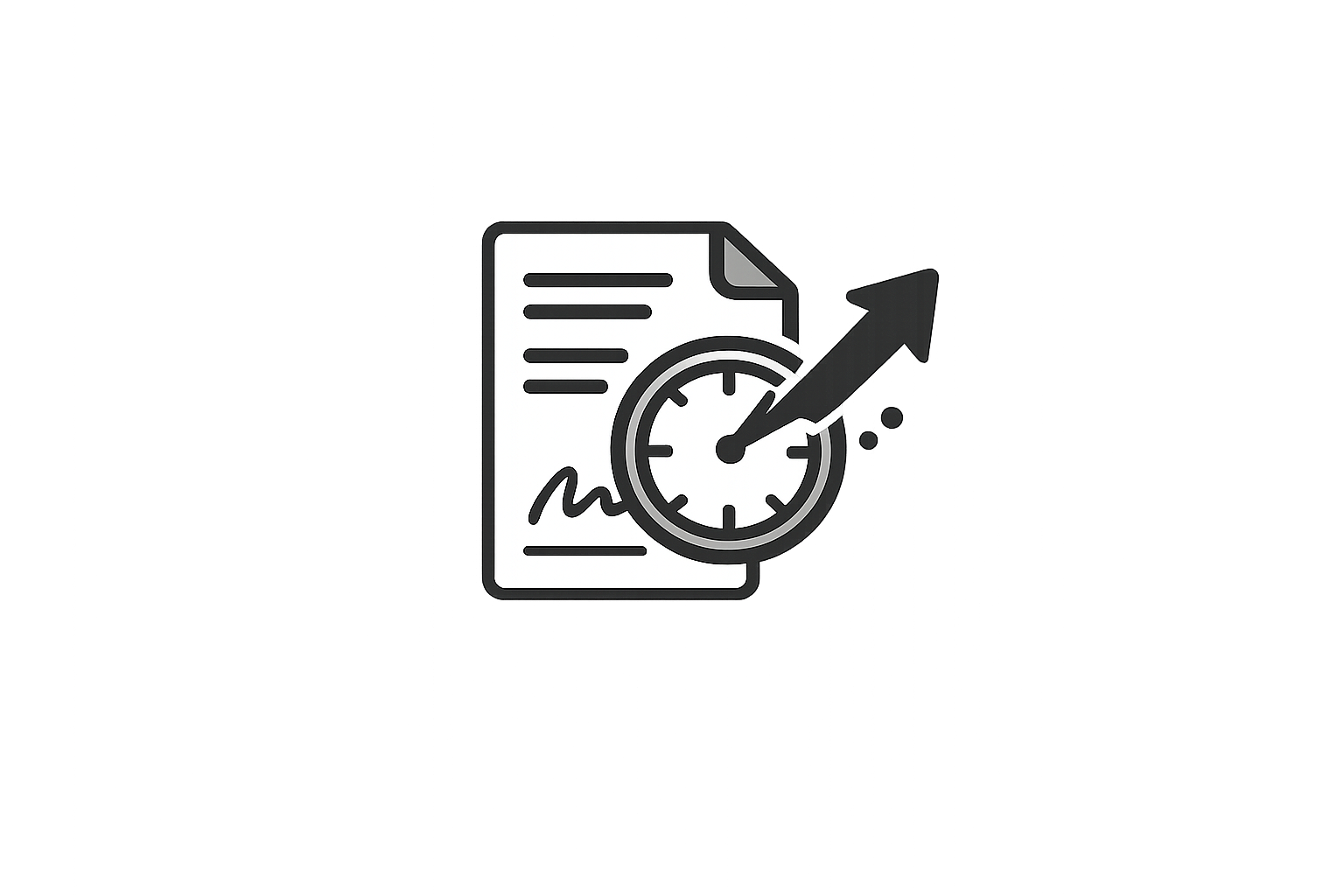 계약 처리 속도 향상 아이콘