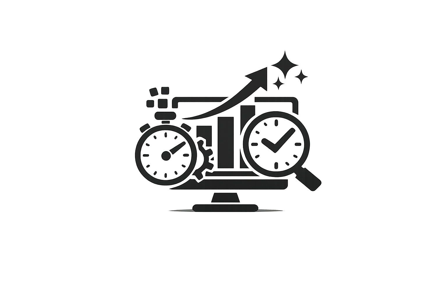 업무 시간 절약 아이콘