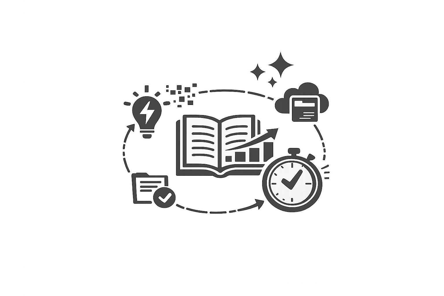 의사결정 속도 향상 아이콘