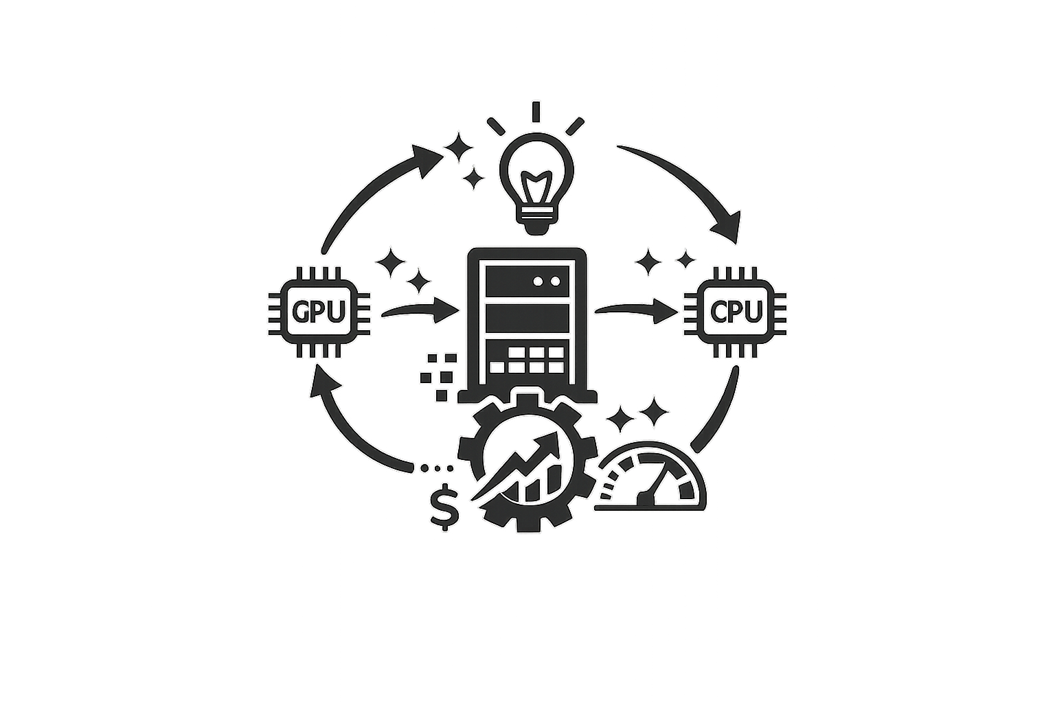자원 운영 최적화 아이콘