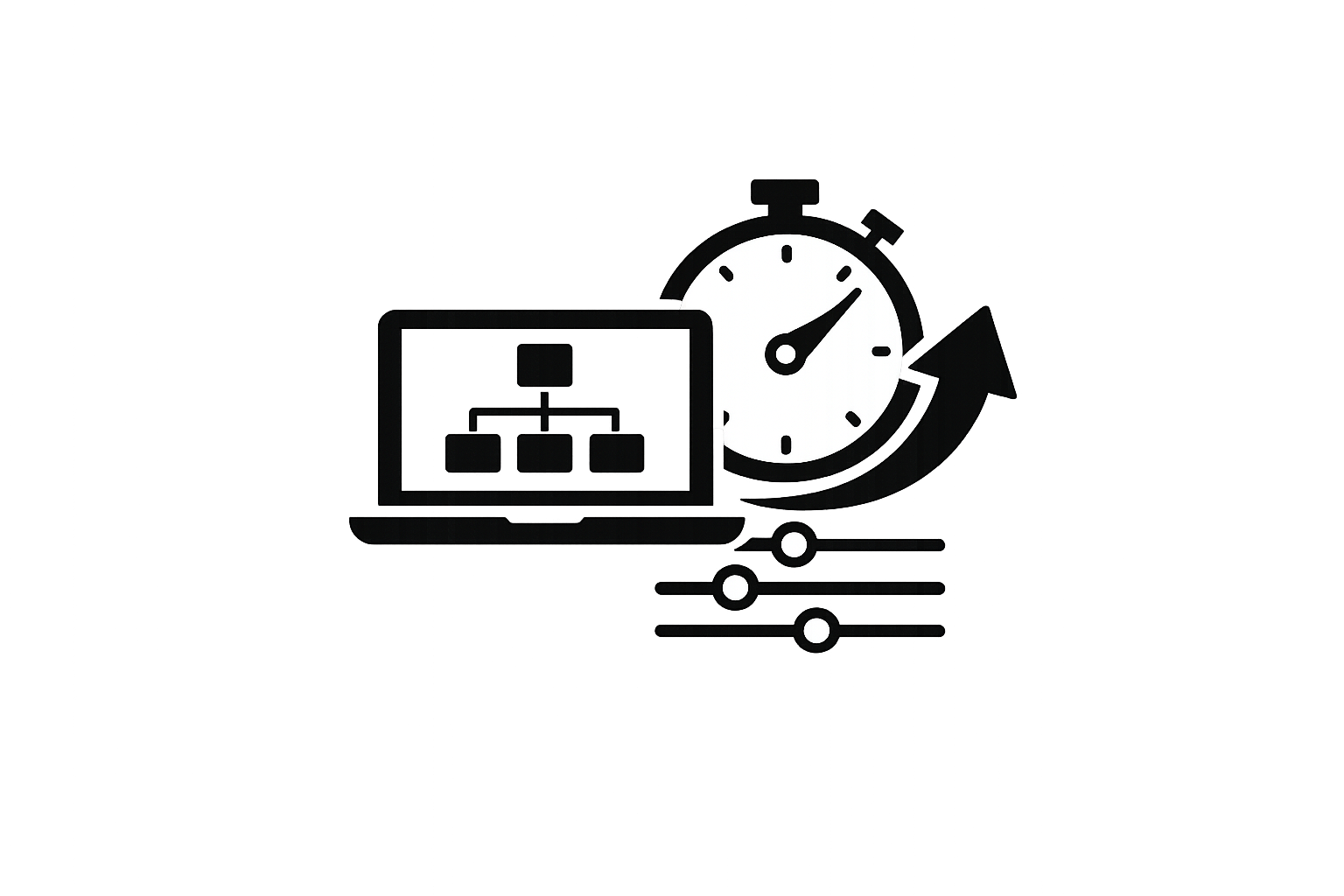 운영 효율성 향상 아이콘