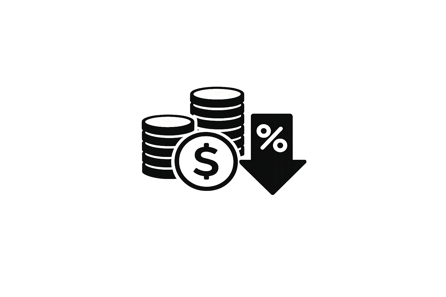 비용 절감 아이콘