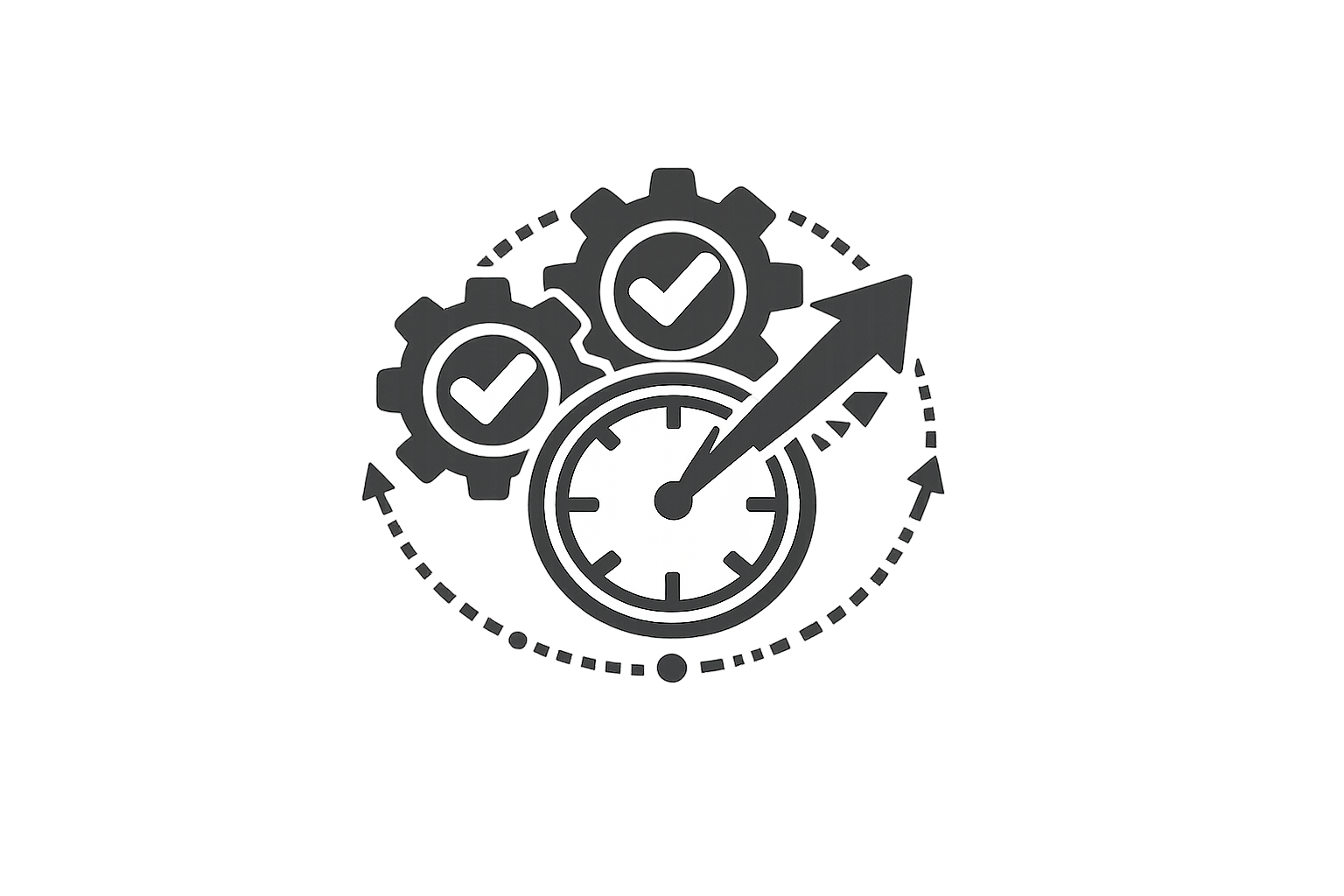 리드타임 단축 아이콘