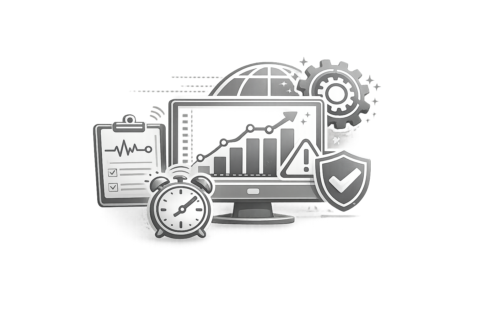 선제적 성능 관리 아이콘