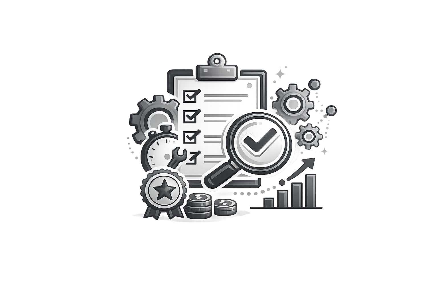 운영 효율 및 표준화 아이콘